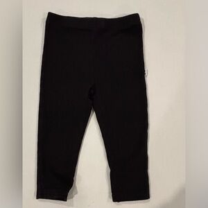 Little sleepies black leggings size 6-12 months EUC